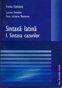 Book Cover: Sintaxă latină, I. Sintaxa cazurilor