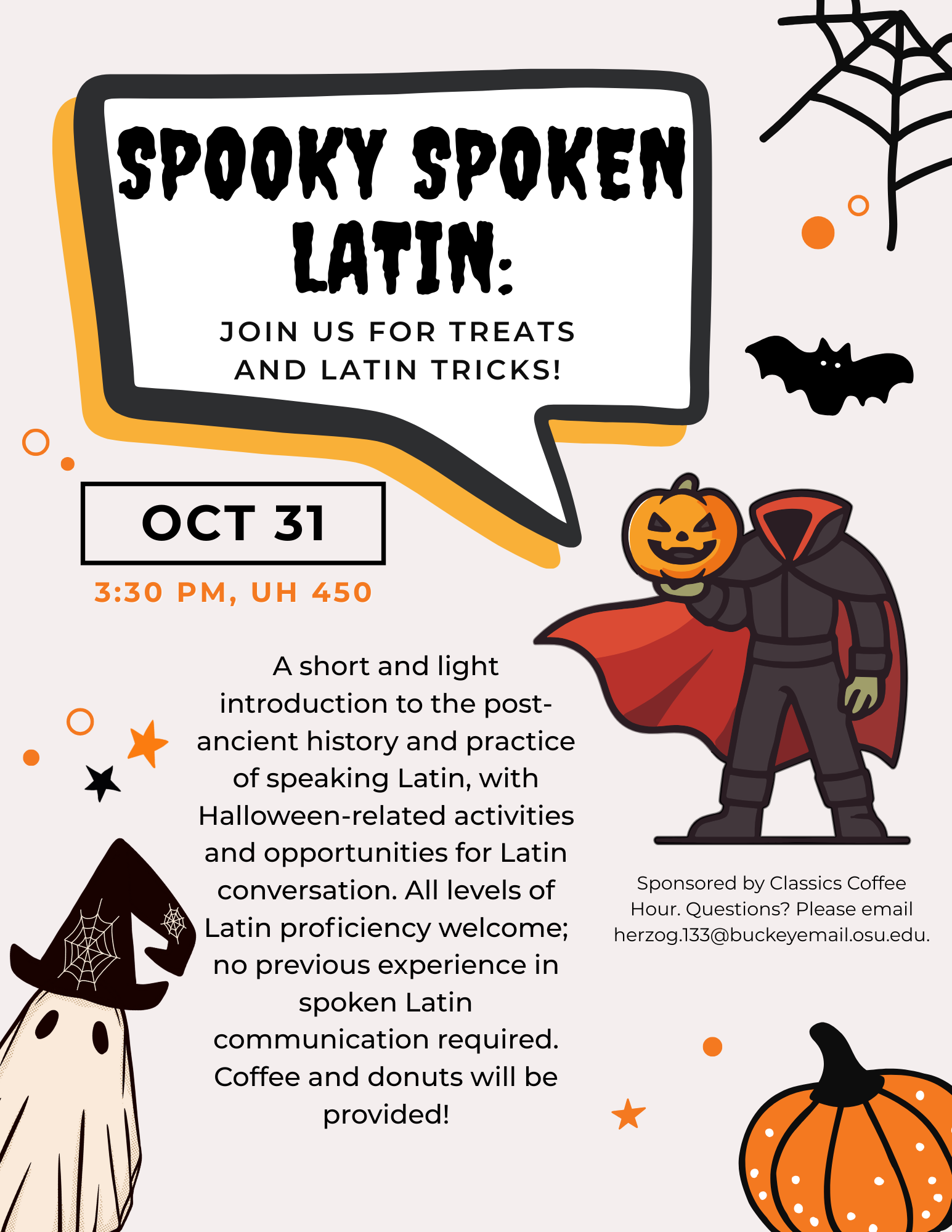 Classics Coffee Hour Event Announcement