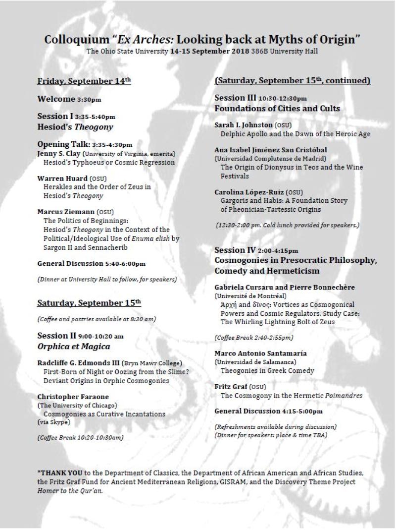 Conference for Ex Arches Poster