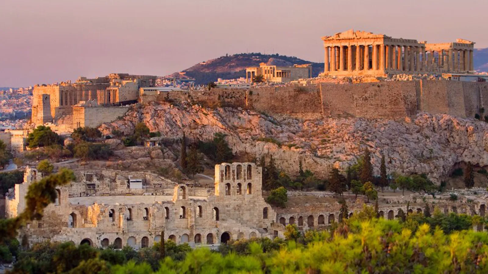 Picture of the Acropolis at Athens