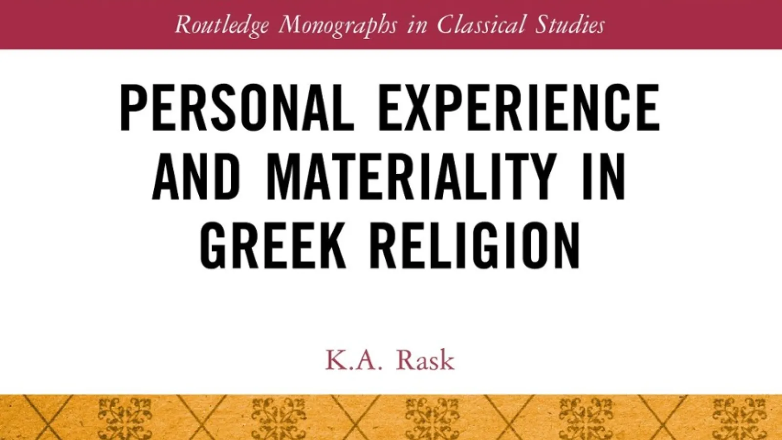 Event front cover of Katie Rask's new book