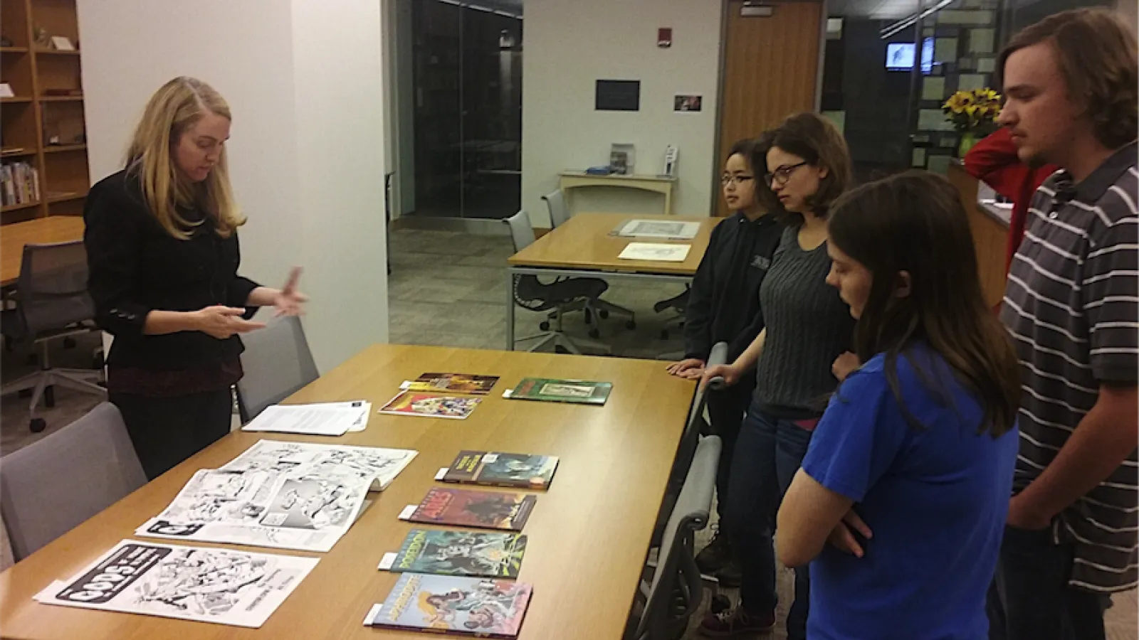 Jenny Robb, Curator and Associate Professor, hosted their tour