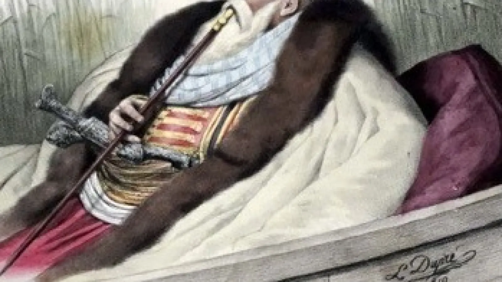 Ali Pasha's portrait.