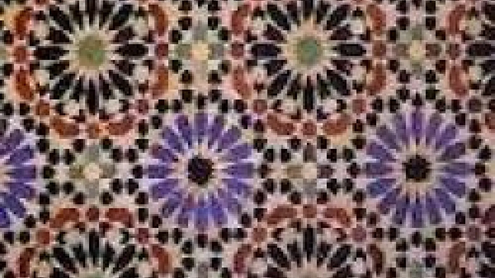 Visual pattern of unknown media and origin