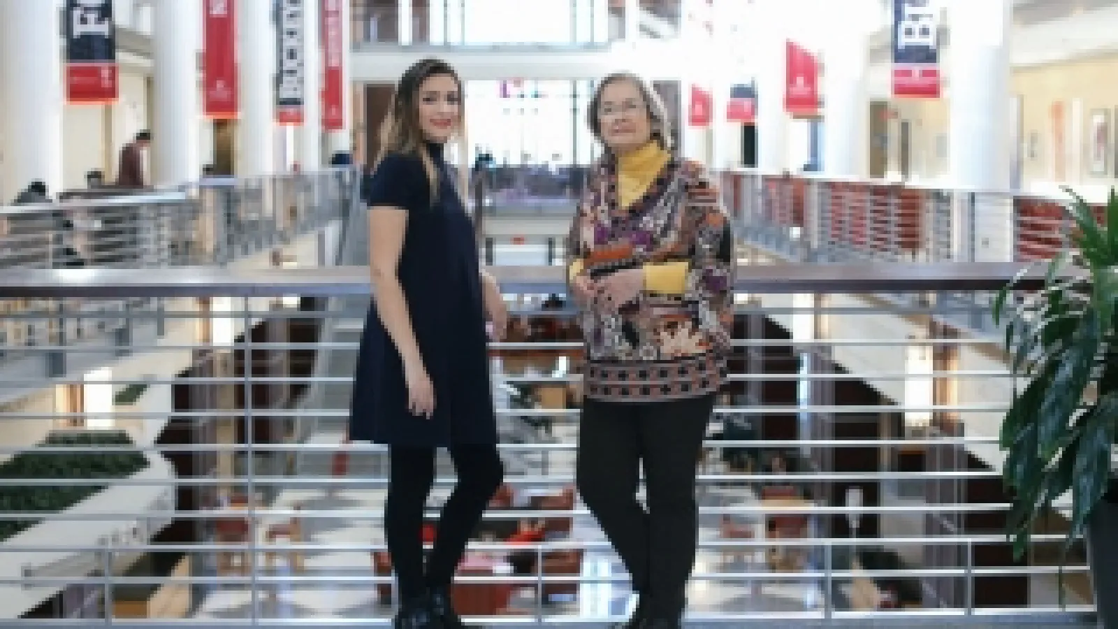 Stavroula Pabst and Litsa Kozyris full-face view
