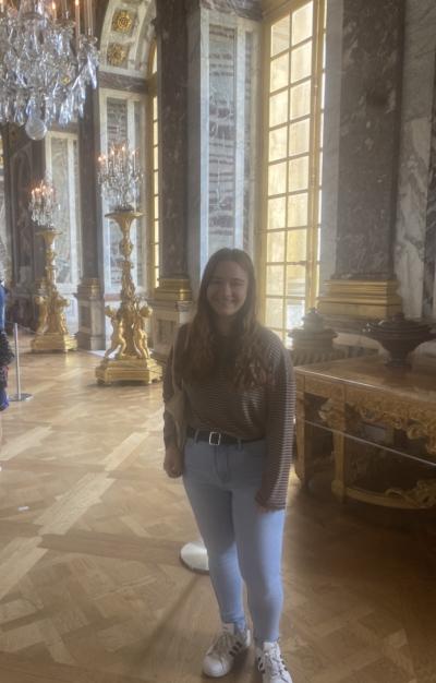 Photo of Abigale Luber in a hall