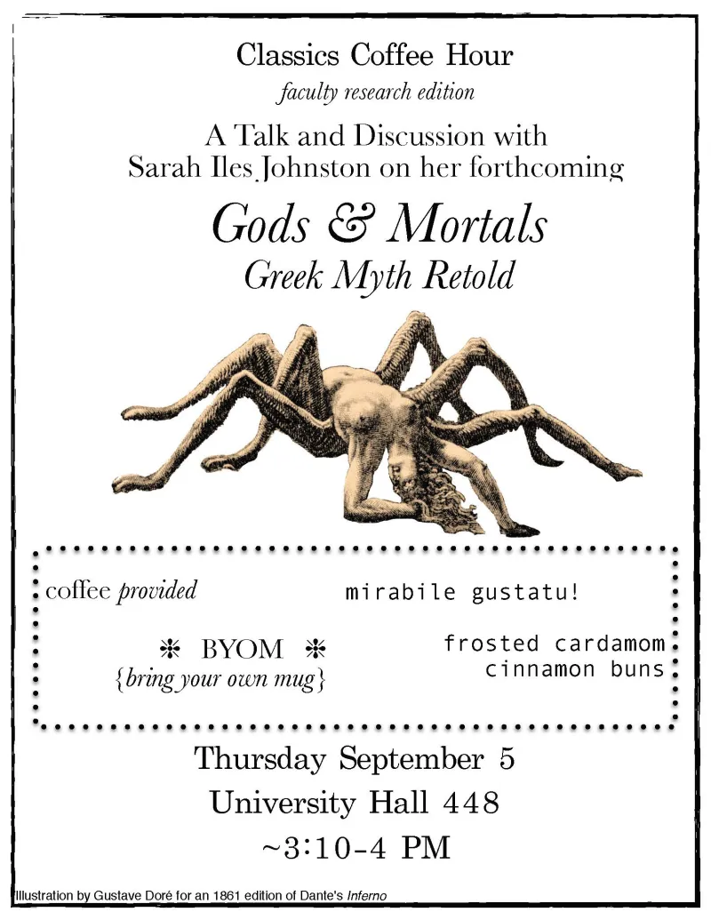Picture of Coffee Hour Flyer for September 5, 2019