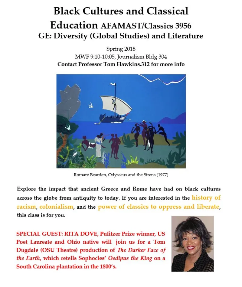 The poster advertisement for the new class.
