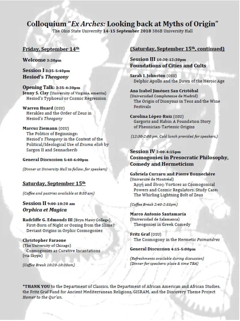 Conference for Ex Arches Poster