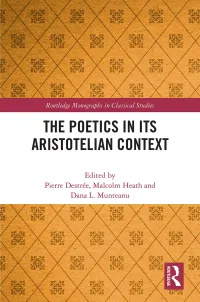 Book cover of Poetics in its Aristotelian Context